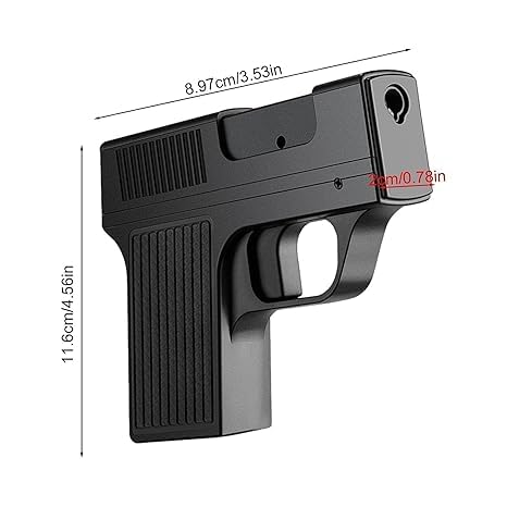 2-in-1 Gun Shape Pistol Cigarette Case with Lighter🔫