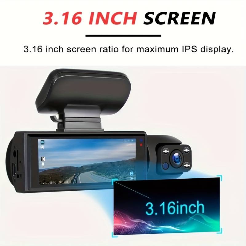 Dash Cam For Cars With IR Night Vision