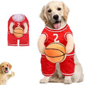 Funny Dog Basketball Costume with Ball in Hand