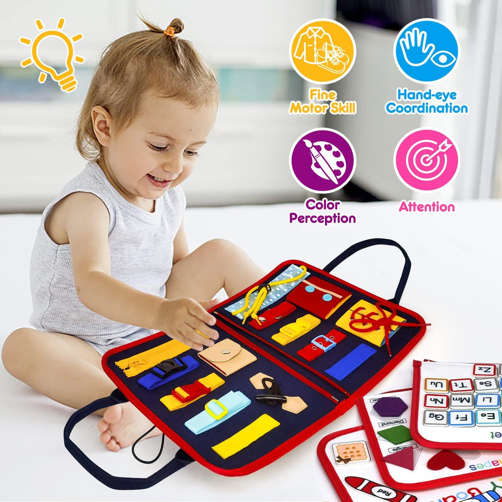 Montessori Busy Books for Toddlers