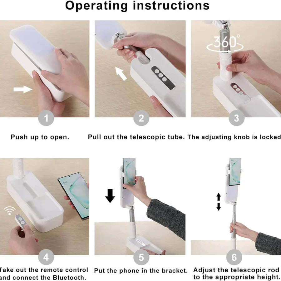 Multi-Functional Foldable Phone Stand