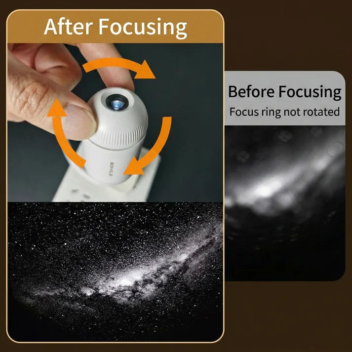Mini Portable Galaxy Projector Night Light Lamp