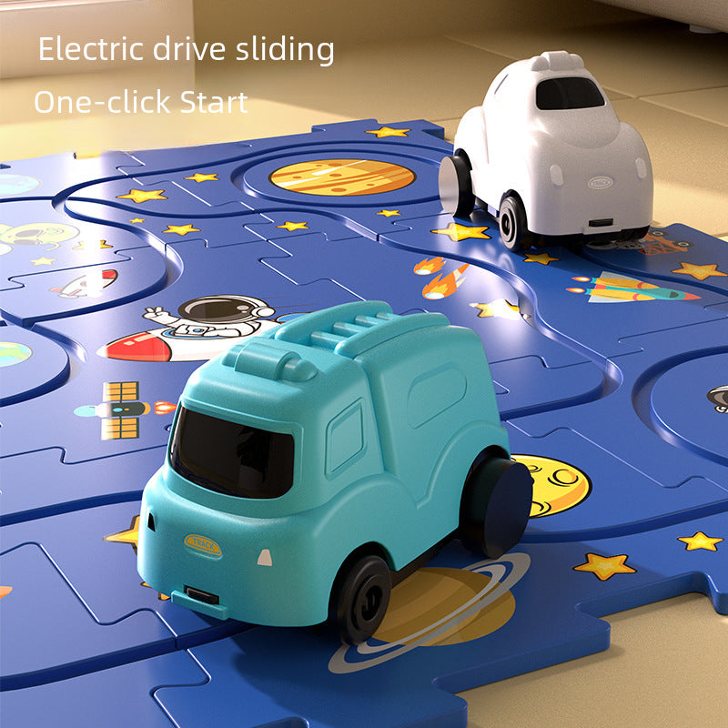 🔥Children's Educational Puzzle Track Car Play Set