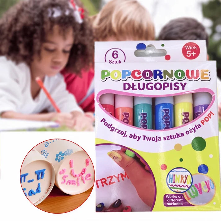 DIY 3D Puffy Popcorn Drawing Pens – Draw in 3D with a Single Stroke!🎄